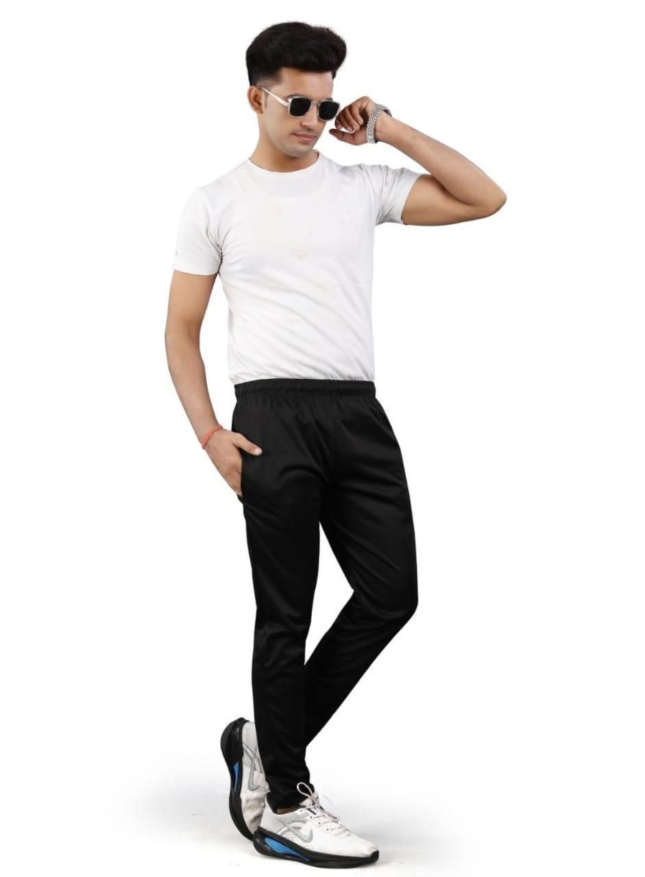 Combo 2 of Men's NS Lycra Track Pants