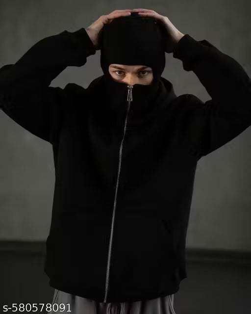Balaclava Ninja Zipper Hoodie