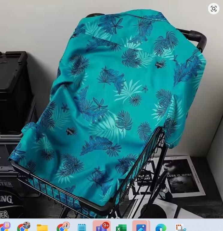 Oversize Men's Flower Shirt