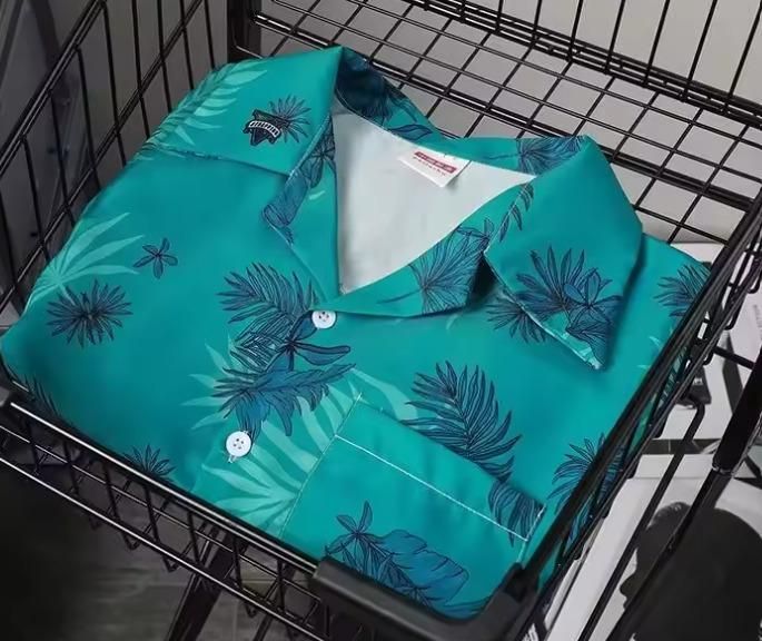 Oversize Men's Flower Shirt
