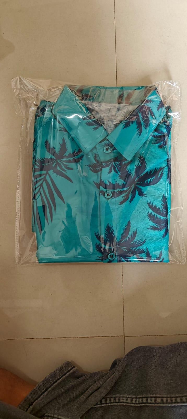 Oversize Men's Flower Shirt