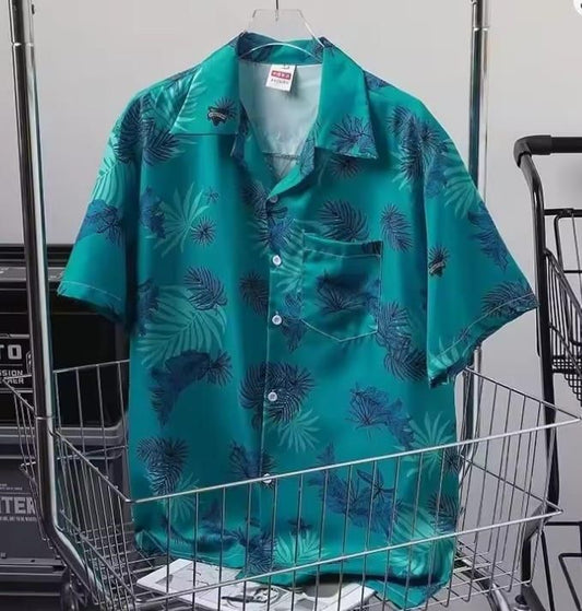 Oversize Men's Flower Shirt