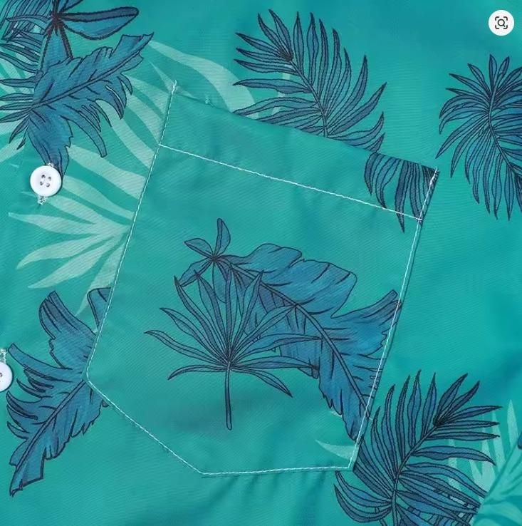 Oversize Men's Flower Shirt